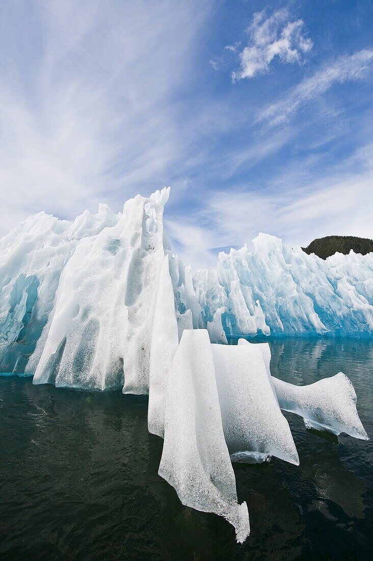 Iceberg in LeConte Bay, Southeast Alaska, Alaska, United States of America, North America