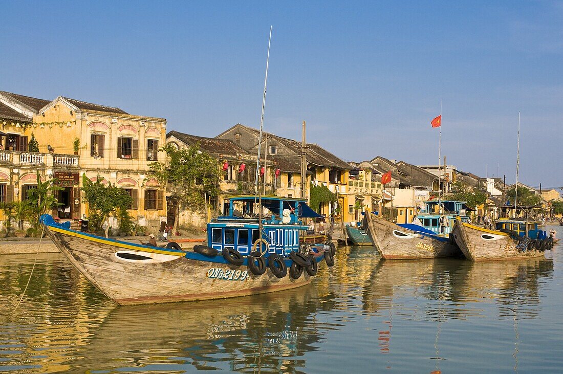 View of Hoi An,  UNESCO World Heritage Site,  Vietnam,  Indochina,  Southeast Asia,  Asia