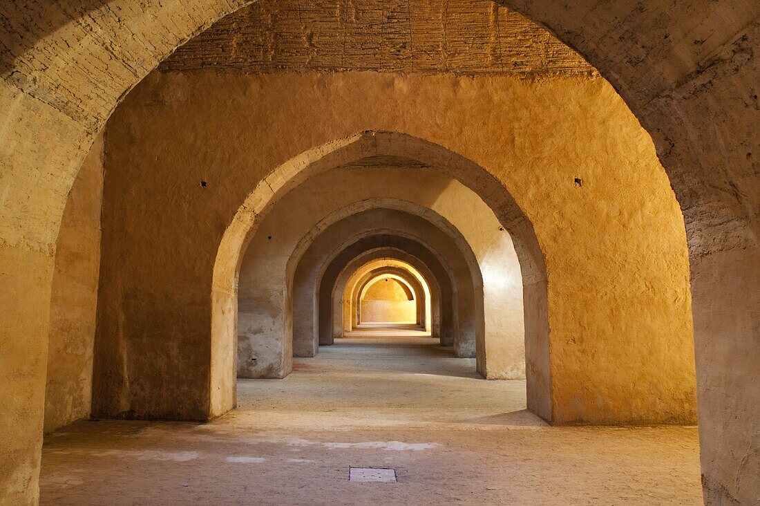 Ancient dungeons for Christians,  Meknes,  Morocco,  North Africa,  Africa