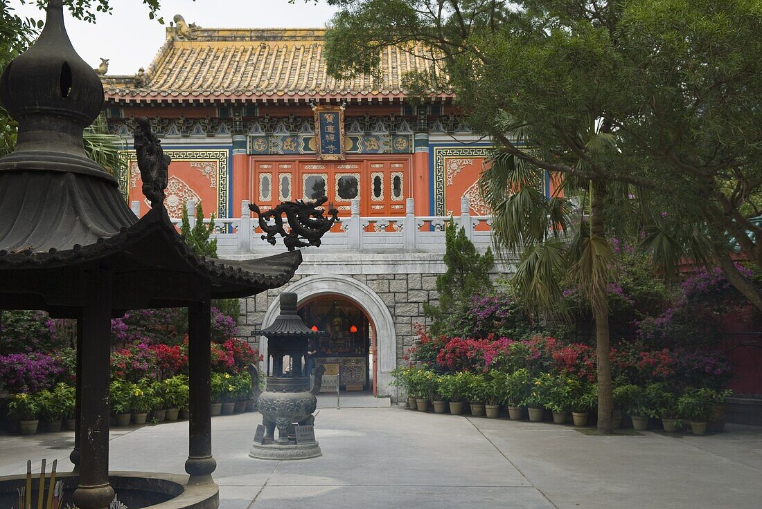 Po Lin Monastery, Lantau Island, Hong Kong, China, Asia