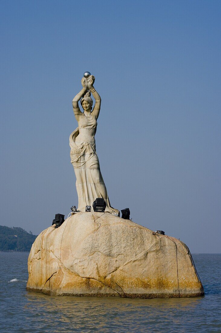 Fisher girl statue, ,Zhuhai, Guangdong, China, Asia
