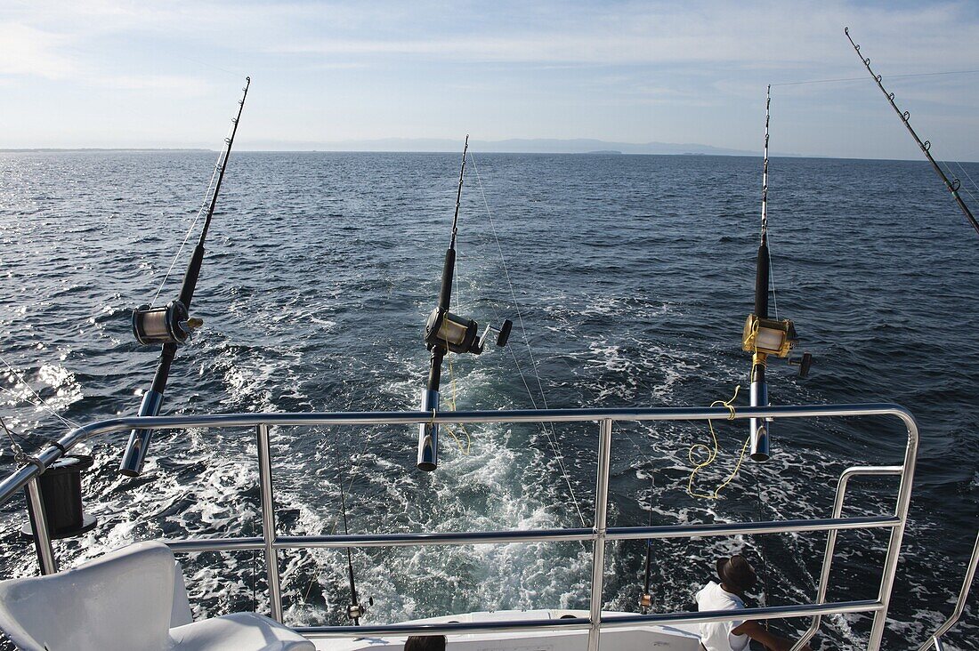 Deep-sea sports-fishing, Puerto Vallarta, Jalisco, Mexico, North America