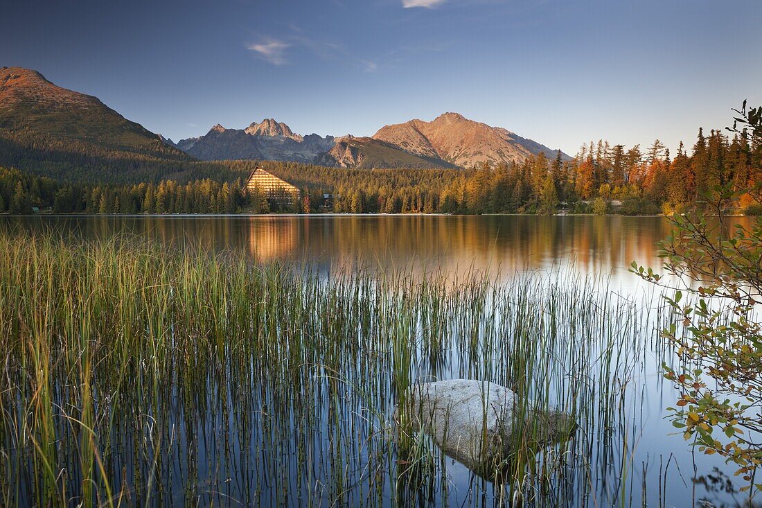 Strbske Pleso Lake in the Tatra Mountains, Slovakia, Europe