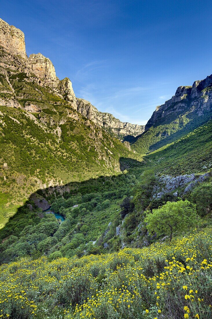 The Vikos Gorge and Voidomatis Springs, Epirus, Greece, Europe