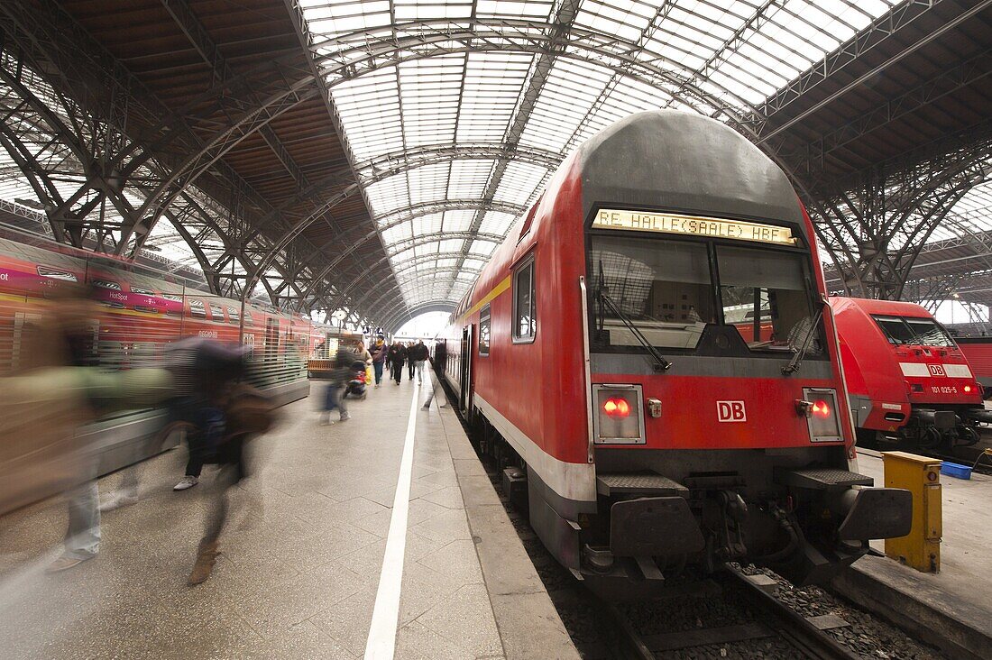 Railway Station, Leipzig, Saxony, Germany, Europe