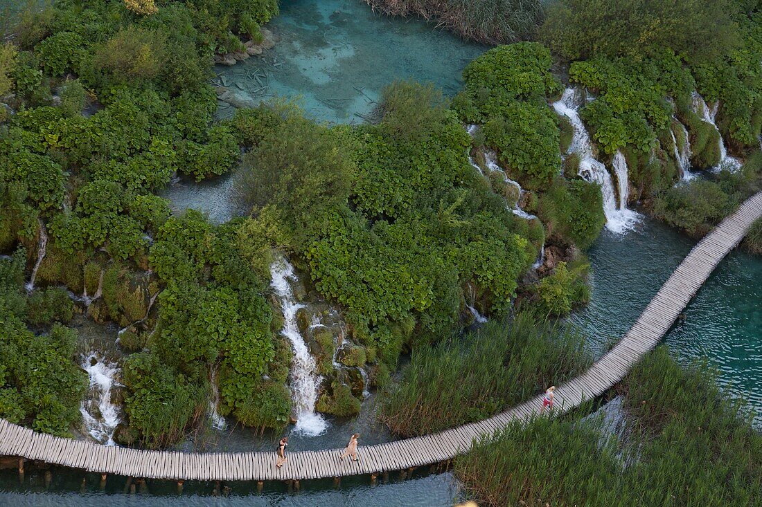 Plitvice Lakes National Park, UNESCO World Heritage Site, Croatia, Europe