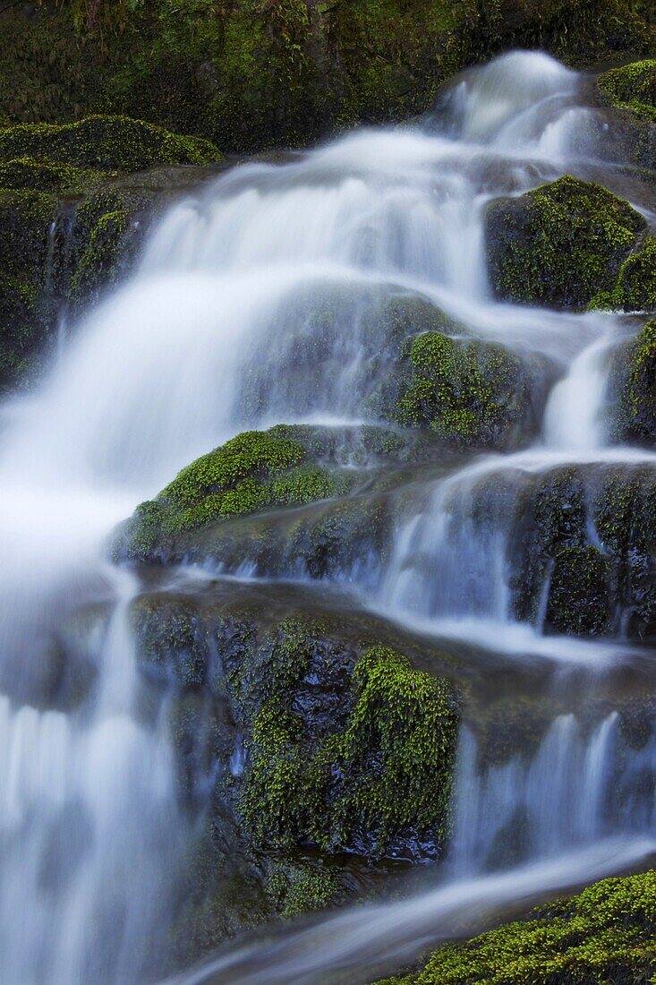 Waterfall, Glen Artney, near Crieff, Perthshire, Scotland, United Kingdom, Europe