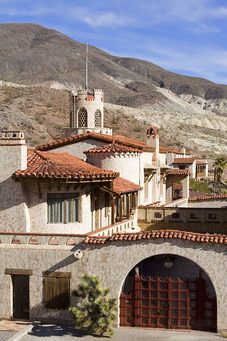 Scotty's Castle in Death Valley National Park, California, United States of America, North America