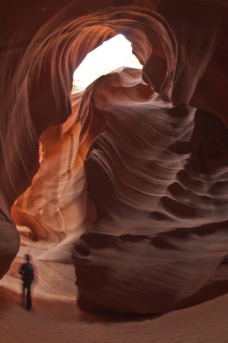 Upper Antelope Canyon (Tse' bighanilini), LeChee Chapter, Navajo Nation, Arizona, United States of America, North America