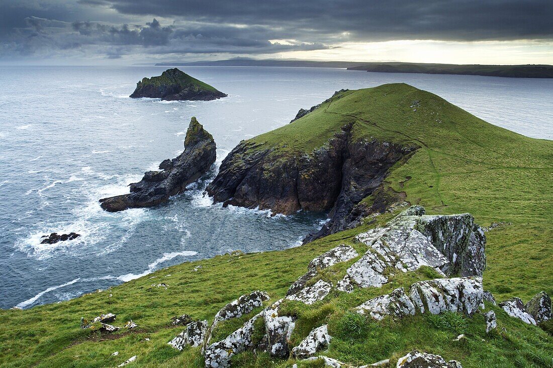 The Rumps, Pentire Point, Cornwall, England, United Kingdom, Europe