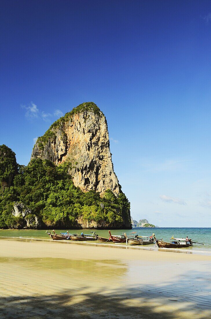 Rai Leh West Beach, Rai Leh (Railay), Andaman Coast, Krabi Province, Thailand, Southeast Asia, Asia