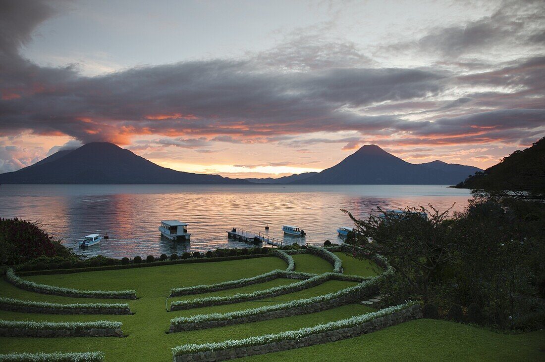 Toliman volcano, Lago de Atitlan, Guatemala, Central America