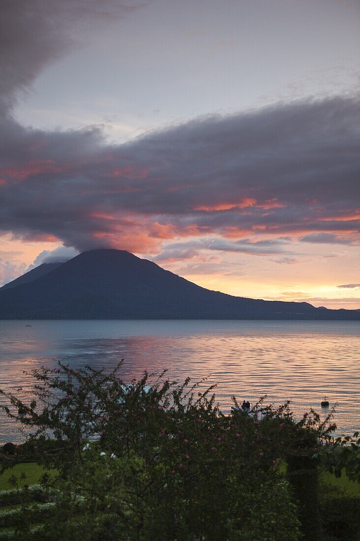 Toliman volcano, Lago de Atitlan, Guatemala, Central America