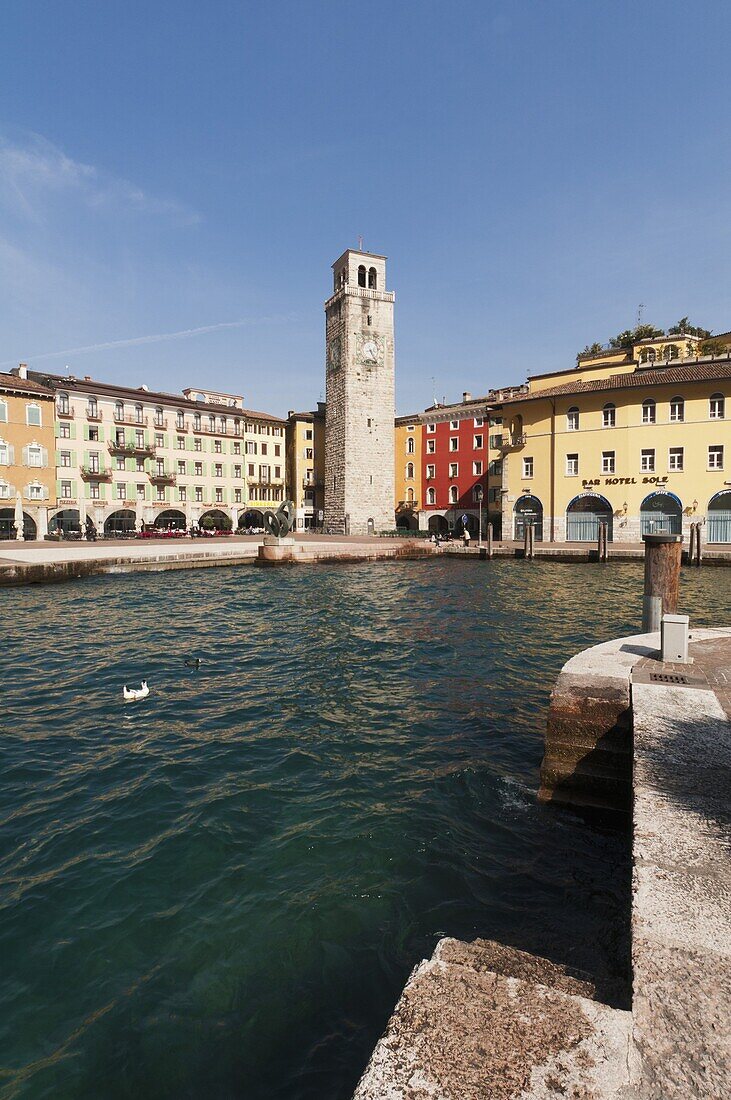 Apponale Tower, Piazza 3 Novembre, Riva del Garda, Lago di Garda (Lake Garda), Trentino-Alto Adige, Italian Lakes, Italy, Europe
