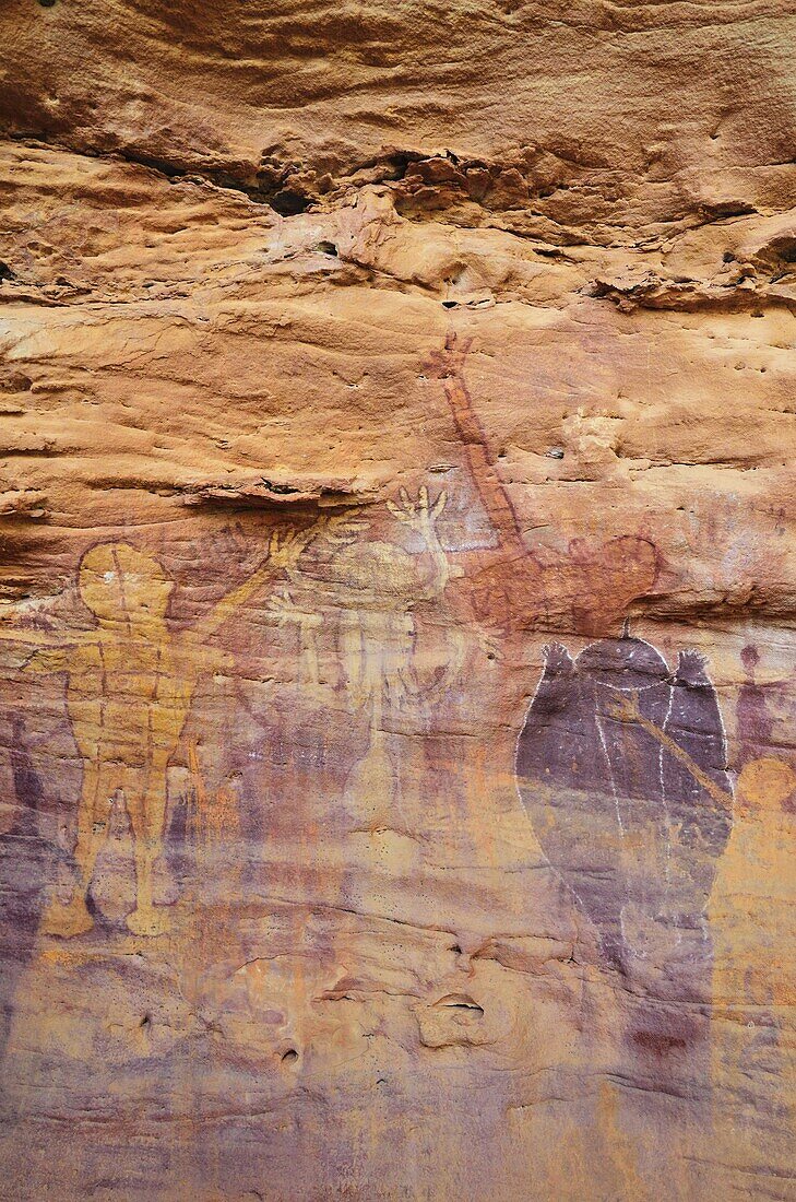Rock art, Split Rock, Leura, Queensland, Australia, Pacific