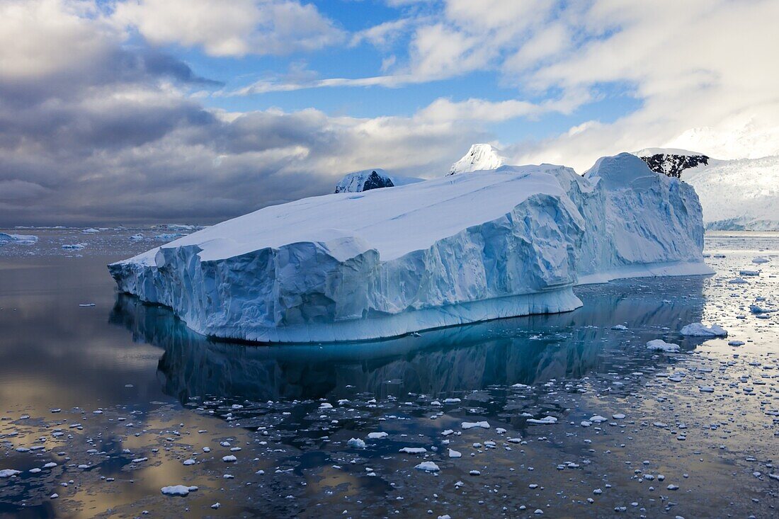 Enormous iceberg drifting off the Antarctic Peninsula, Antarctica, Polar Regions