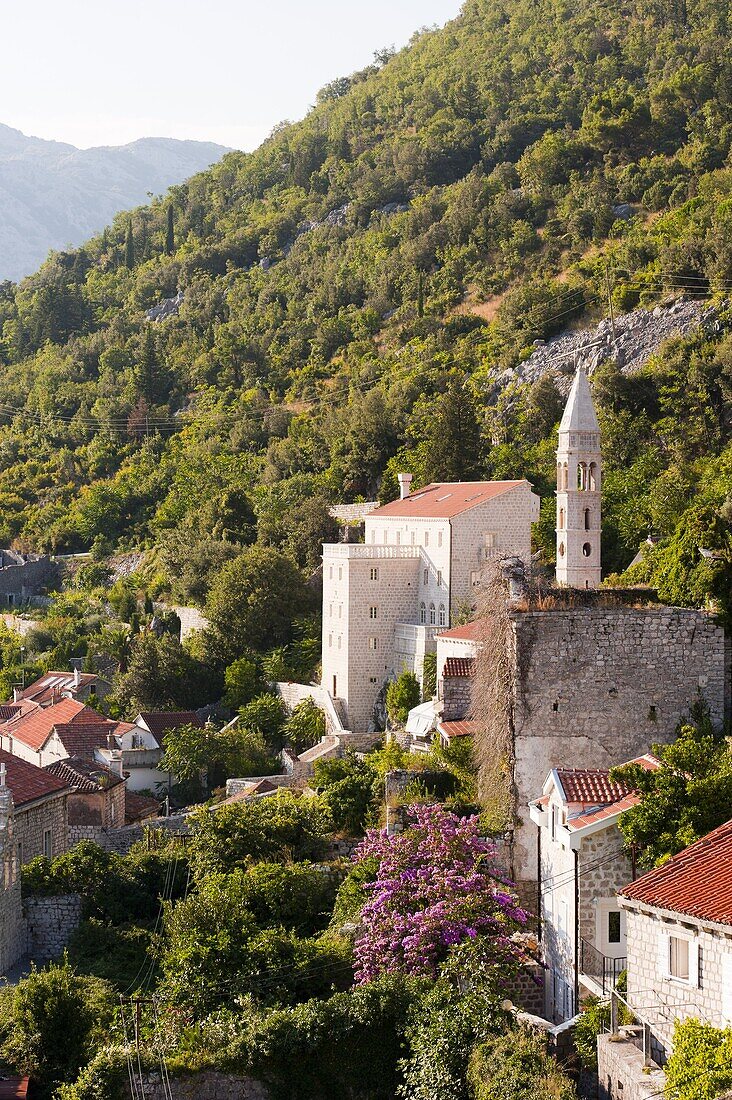 Church of Our Lady of Rosary, Perast, Bay of Kotor, UNESCO World Heritage Site, Montenegro, Europe