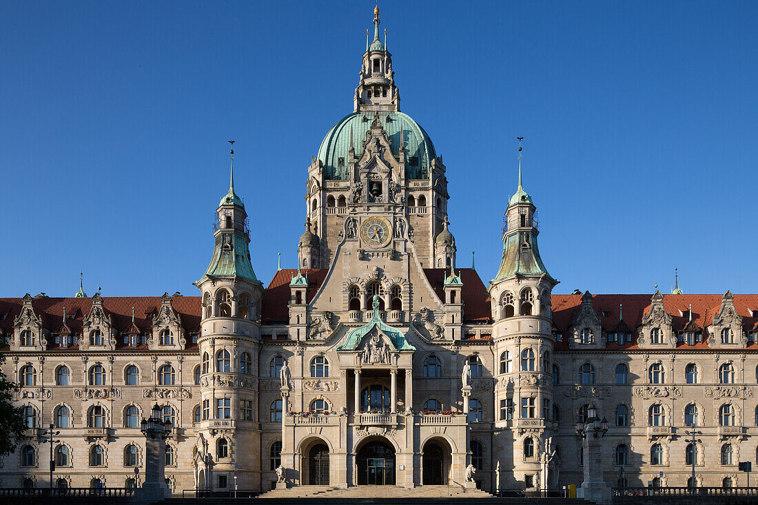 Neues Rathaus, Hannover, Landeshauptstadt, wilhelminischer Stil, Hannover, Niedersachsen