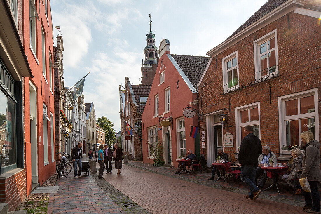 old city, harbour city Leer, Lower Saxony, Germany