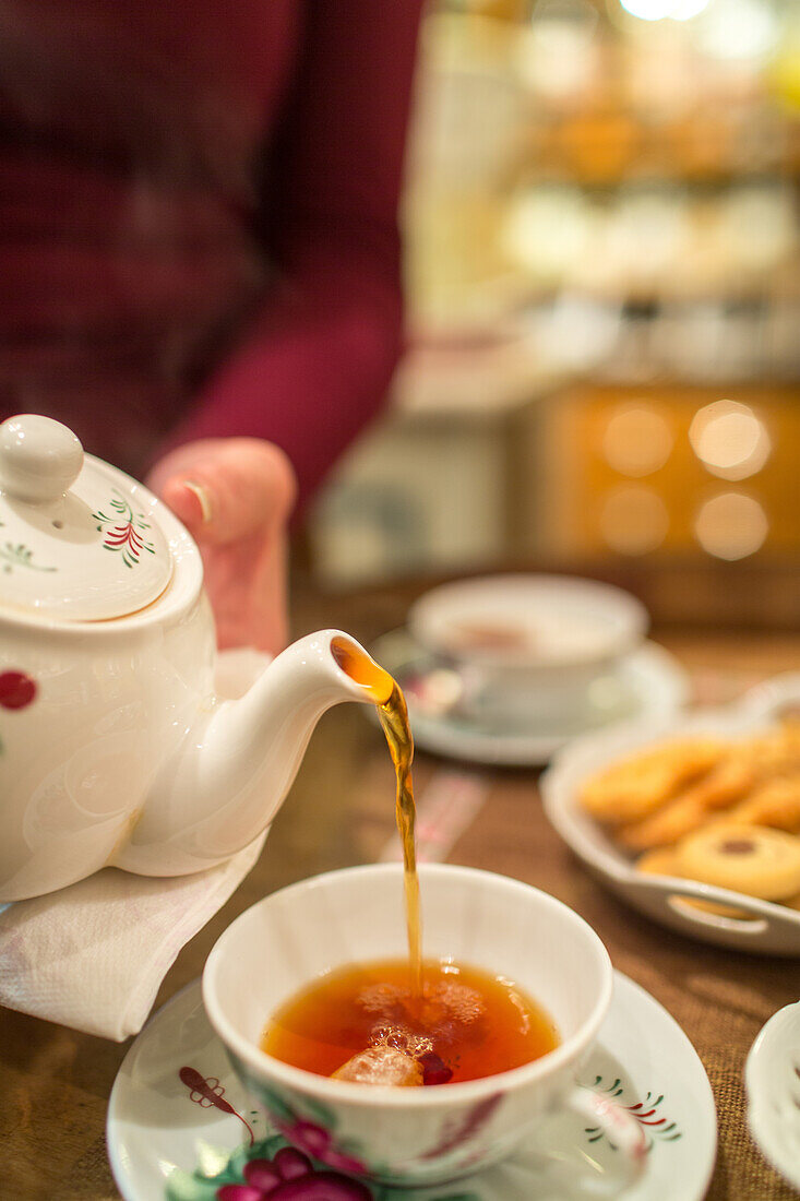 Buenting Teemuseum, Teezeremonie, Tradition, Leer, Niedersachsen, Deutschland