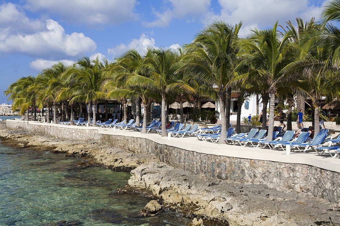 Puerta Maya waterfront, Cozumel Island, Quintana Roo, Mexico, North America