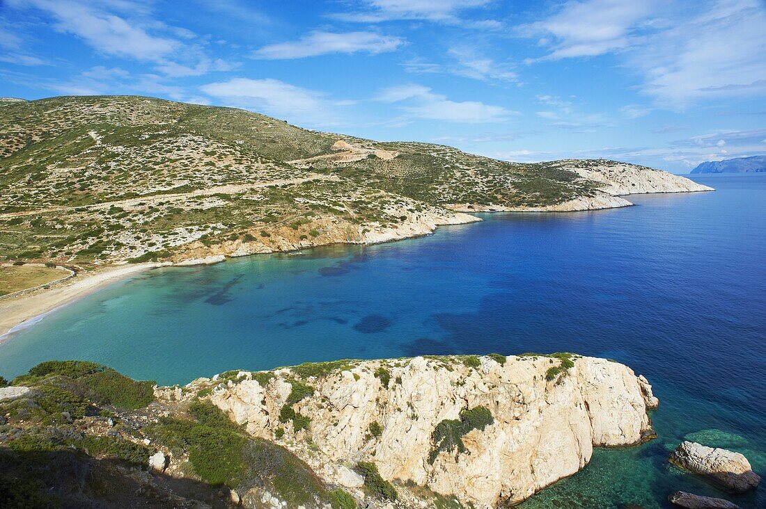 Kendros Beach, Donoussa, Cyclades, Aegean, Greek Islands, Greece, Europe