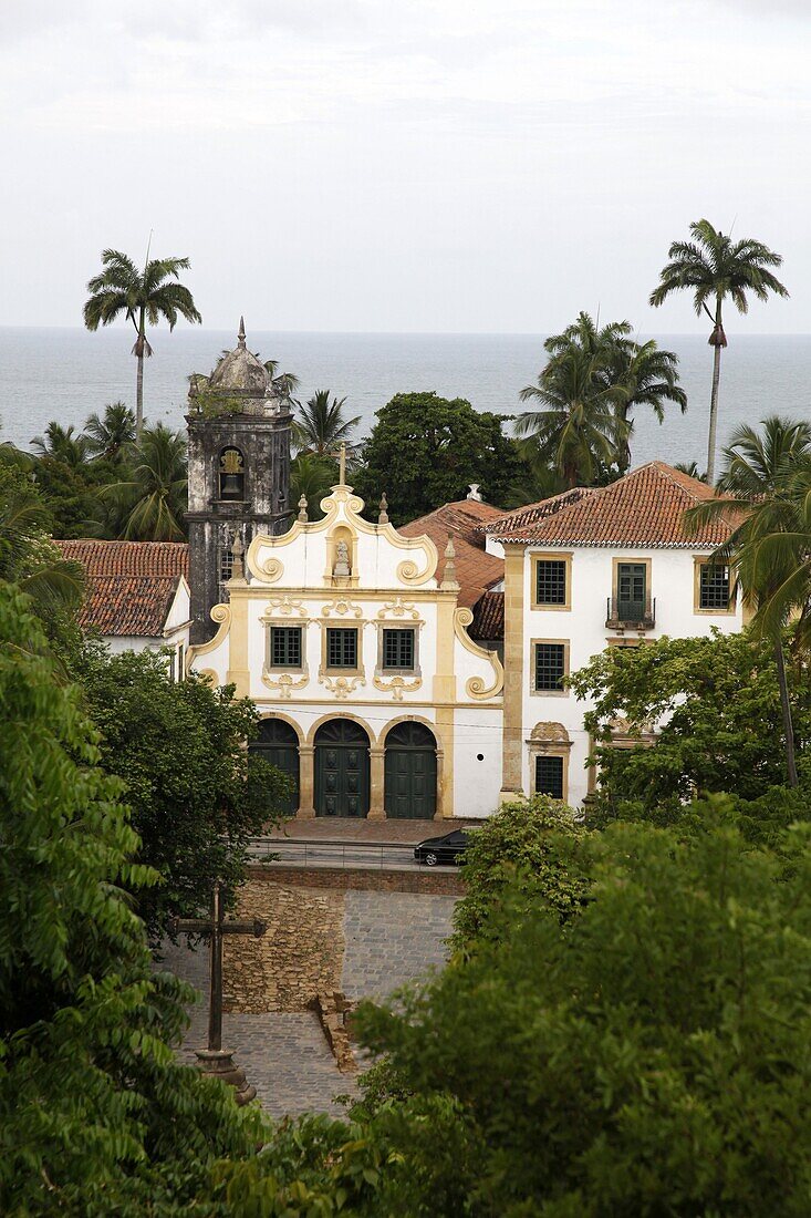 View over Sao Francisco Monastery, UNESCO World Heritage Site, Olinda, Pernambuco, Brazil, South America