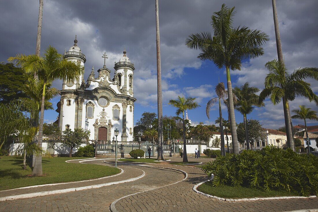 Sao Francisco de Assis (St. Francis of Assisi) Church, Sao Joao del Rei, Minas Gerais, Brazil, South America