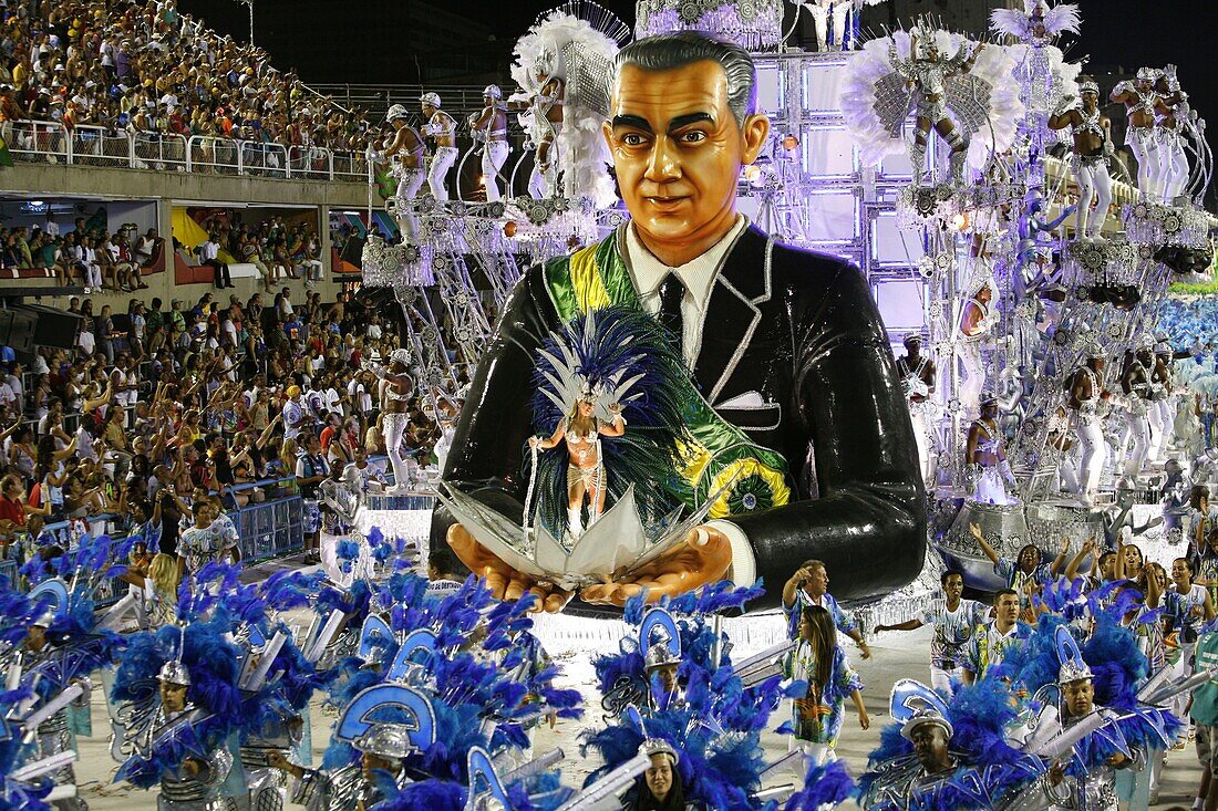 Carnival parade at the Sambodrome, Rio de Janeiro, Brazil, South America