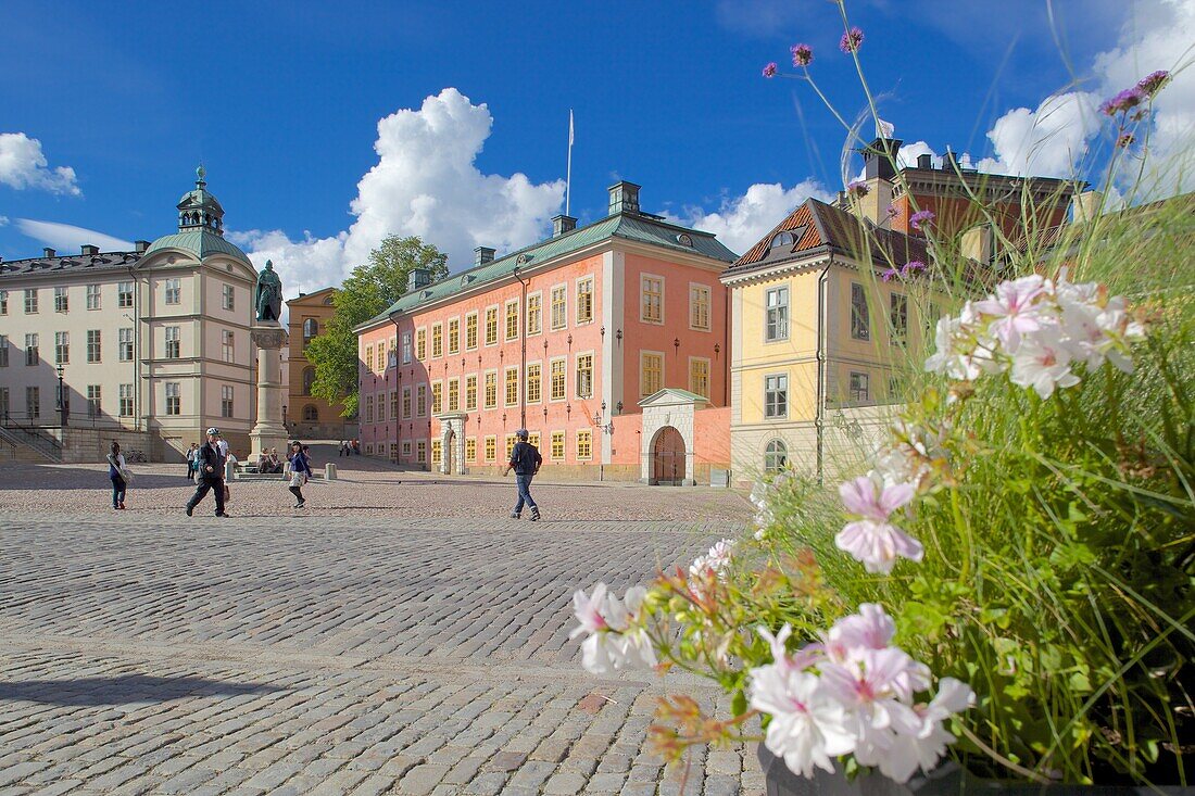 Wrangelska Bracken and Monument, Riddarholmen, Stockholm, Sweden, Scandinavia, Europe