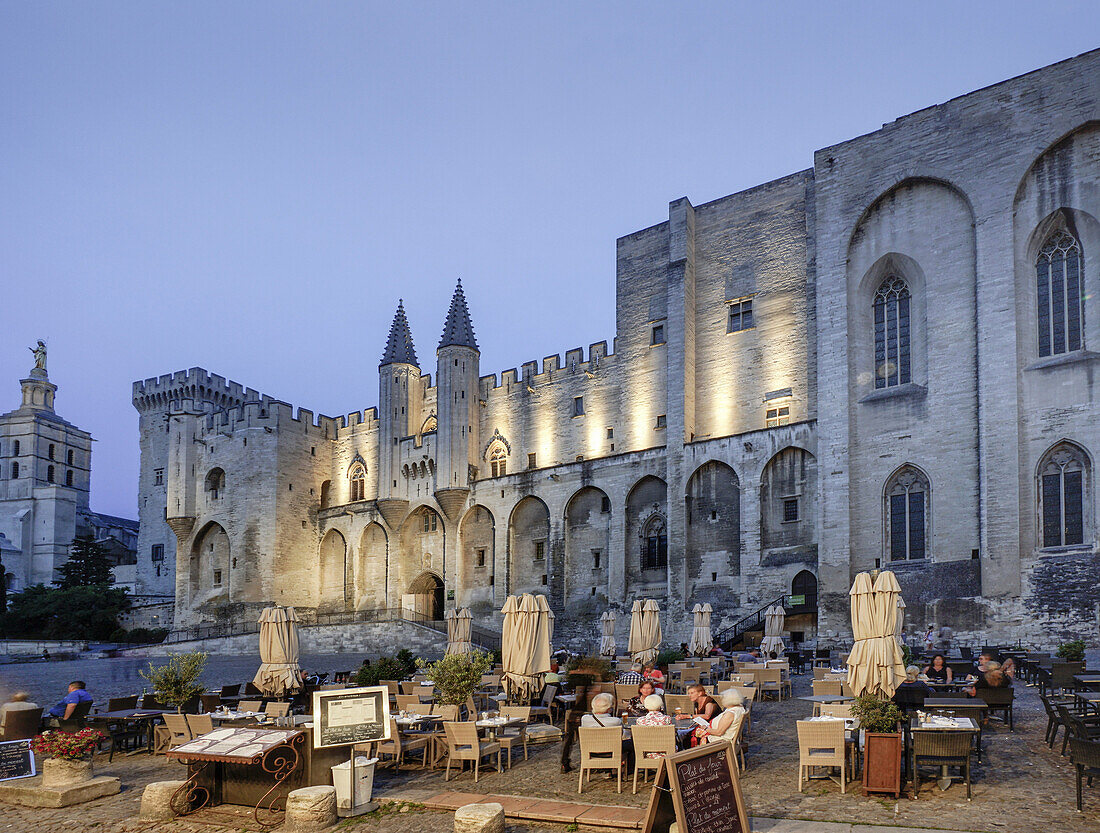 Papstpalast,  Avignon,  Frankreich