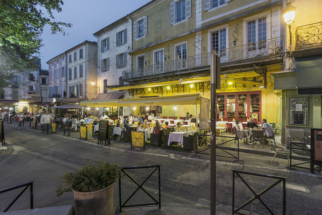 Arles,  Place du Forum,  Cafe,  Restaurant,  Bouche du Rhone,  France