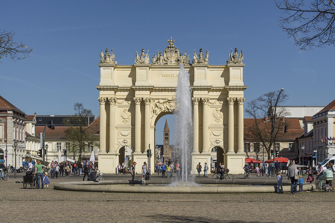 Brandenburg Gate in Potsdam, Brandenburg