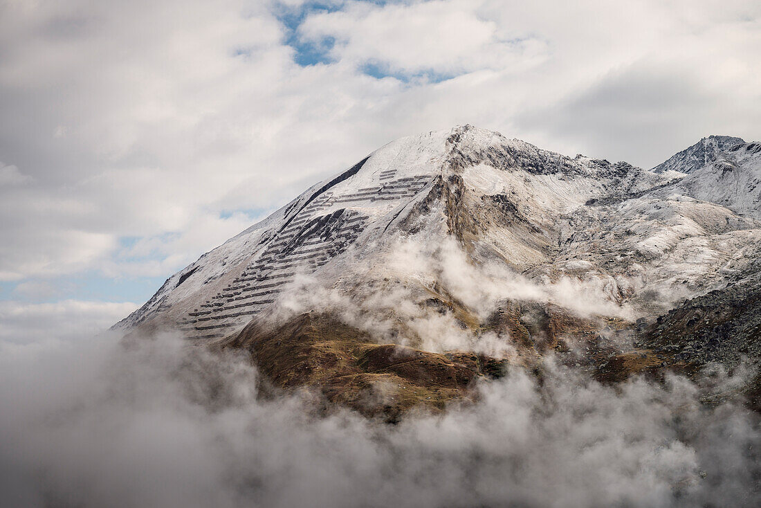 Berge am Hintertuxer Gletscher , Zillertal, Tirol, Österreich, Alpen
