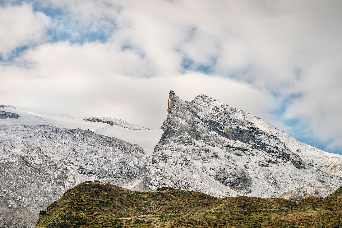 mountains around Hintertux Glacier, Zillertal, Tyrol, Austria, Alps