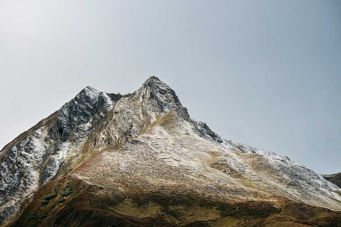 Berge am Hintertuxer Gletscher, Zillertal, Tirol, Österreich, Alpen