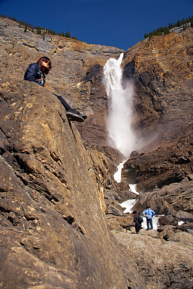 Takakkaw Falls, Yoho National Park, Rocky Mountains, British Columbia, Kanada