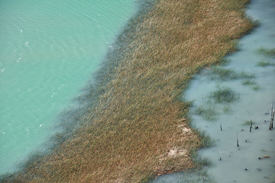 Island in river Río Ibáñez near Cerro Castillo, Carretera Austral, Región Aysén, Patagonia, Andes, Chile, South America