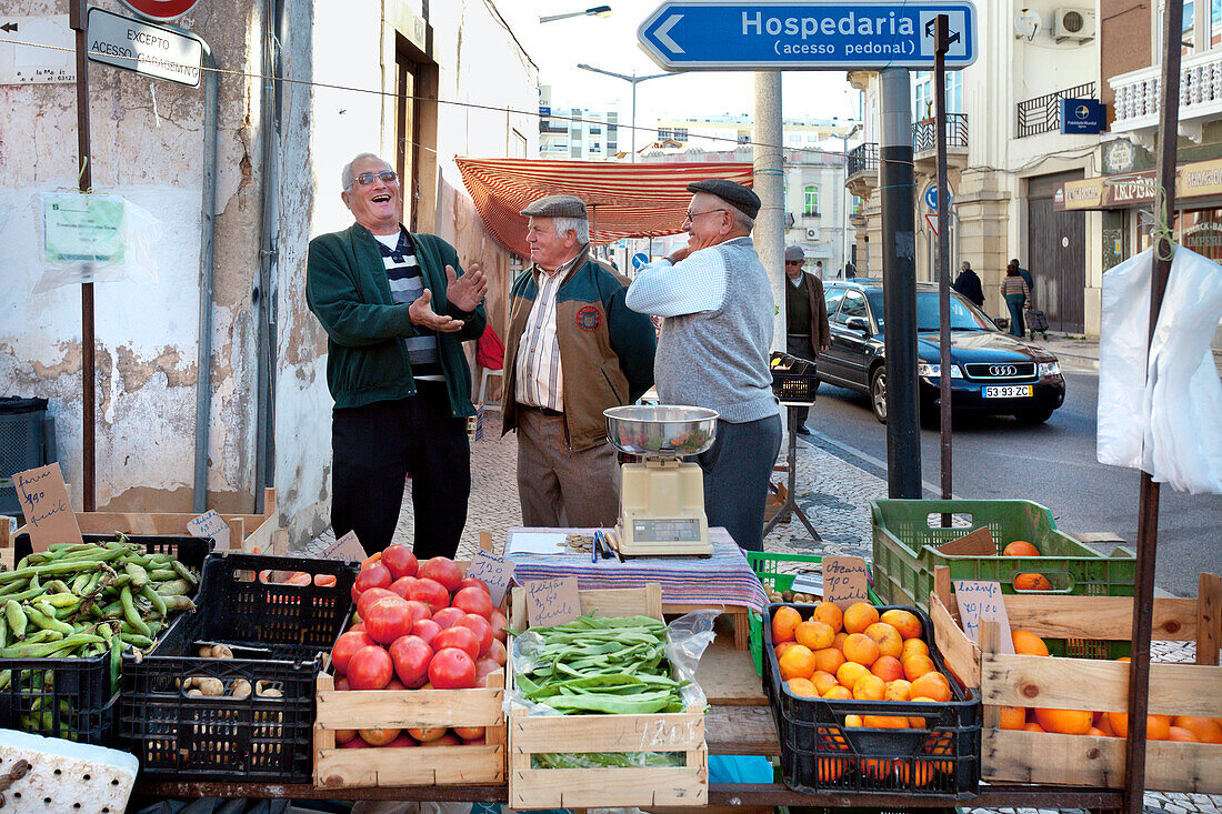 Gemüsestand, Markt, Loule, Algarve, Portugal