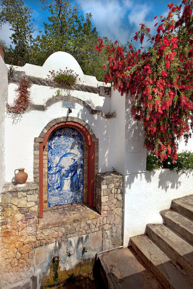 Brunnen, Fonte das Bicas, Alte, Algarve, Portugal