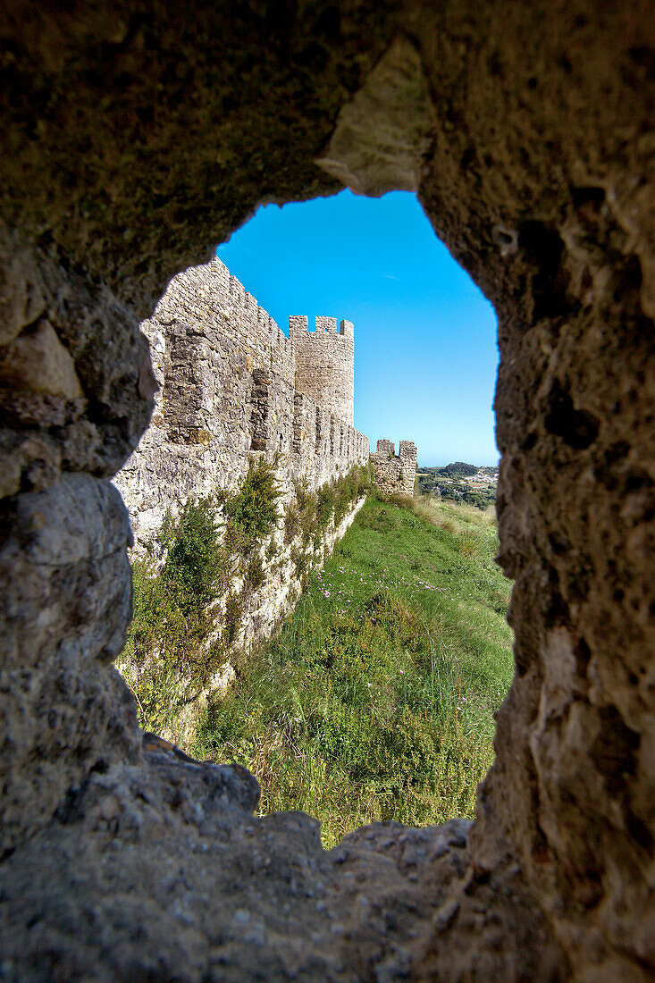 View from the castle, Santiago do Cacem, Costa Vicentina, Alentejo, Portugal