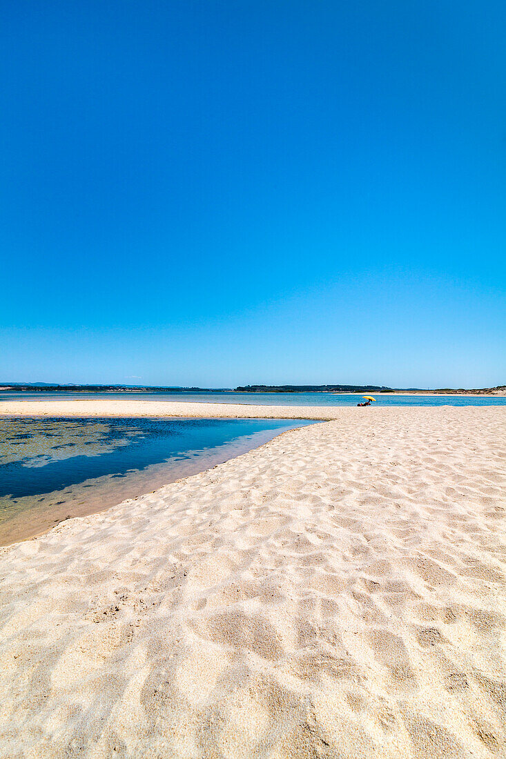 Beach at Praia de Santo Andre, Santiago do Cacem, Costa Vicentina, Alentejo, Portugal