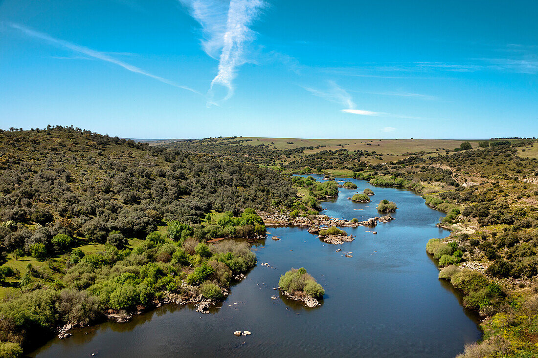 Rio Guadiana near Serpa, Alentejo, Portugal