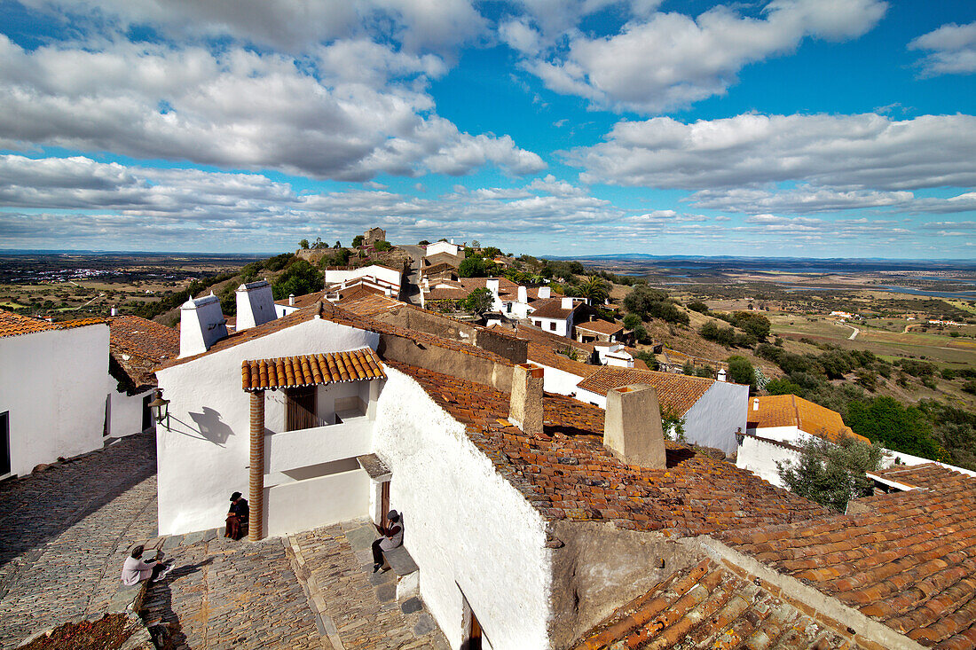 Blick auf Monsaraz, Alentejo, Portugal