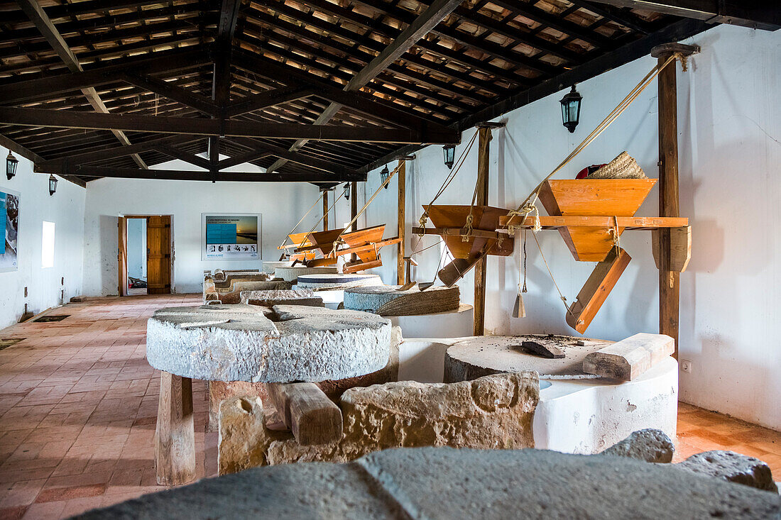 Wassermühle, Informationszentrum Naturpark Rio Formosa, Olhao, Algarve, Portugal