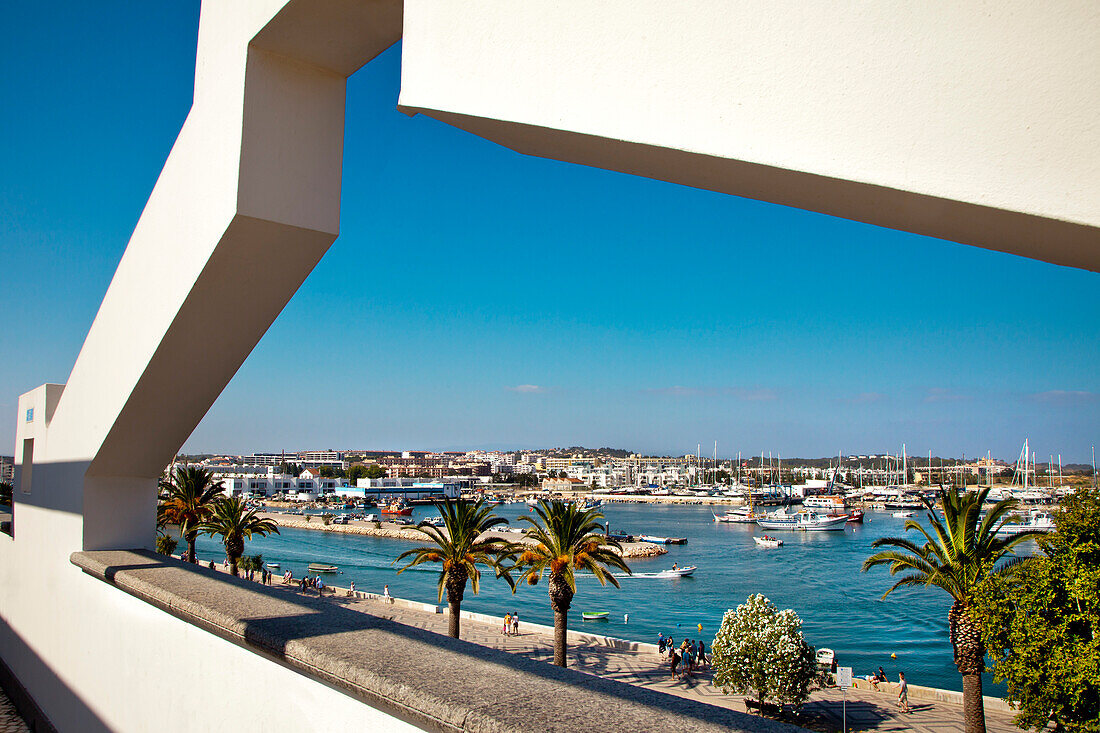 Blick auf Yachthafen, Marina, Lagos, Algarve, Portugal