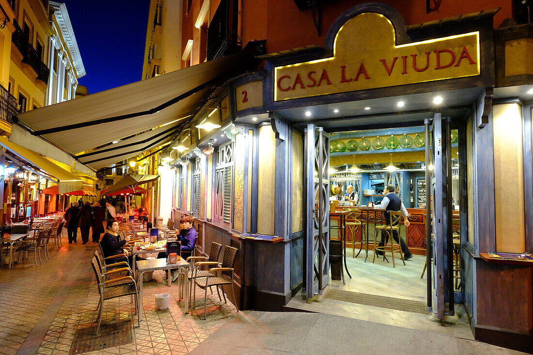 Casa la Viuda tapas bar, Seville, Andalucia, Spain, Europe