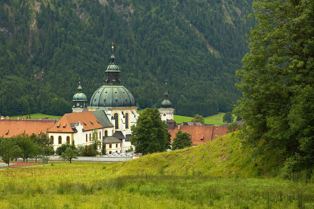 Kloster Ettal, Ettal, Oberbayern, Bayern, Deutschland