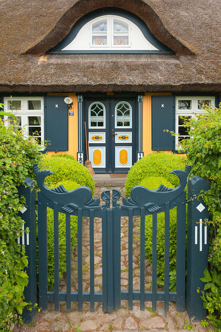 House at Born am Darss, Baltic Sea, Mecklenburg-West Pomerania, Germany