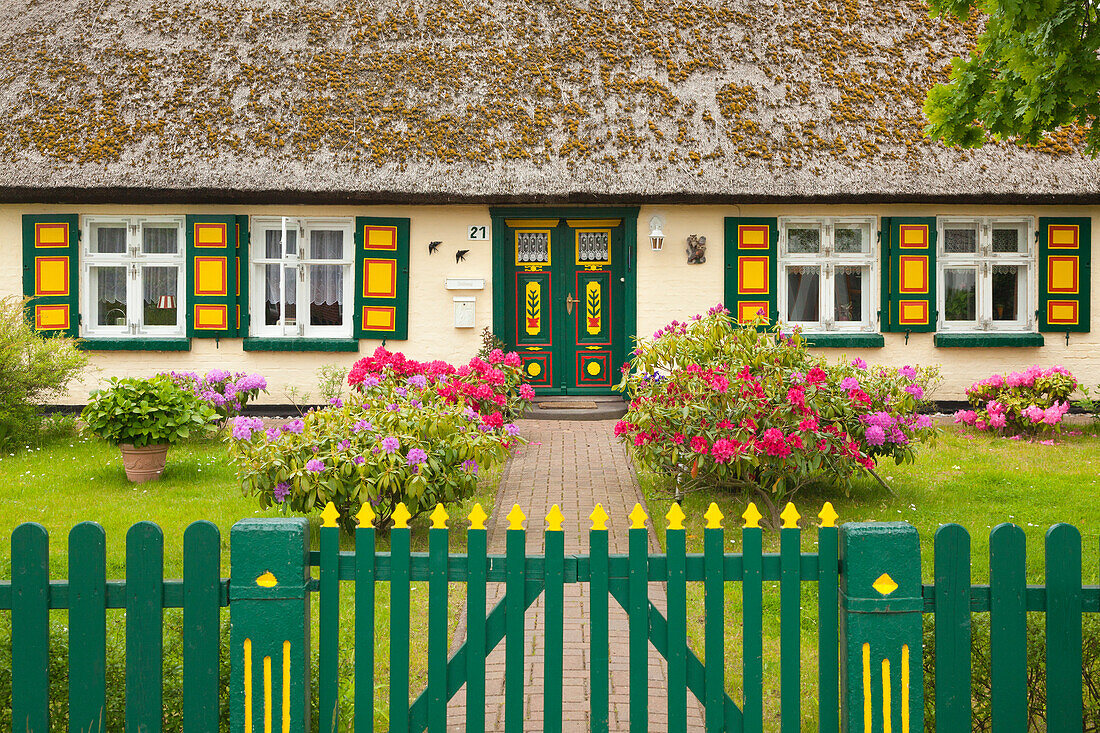 House in Born, Darss, Baltic Sea, Mecklenburg-West Pomerania, Germany